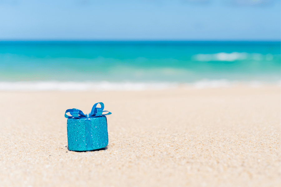 beach gift basket