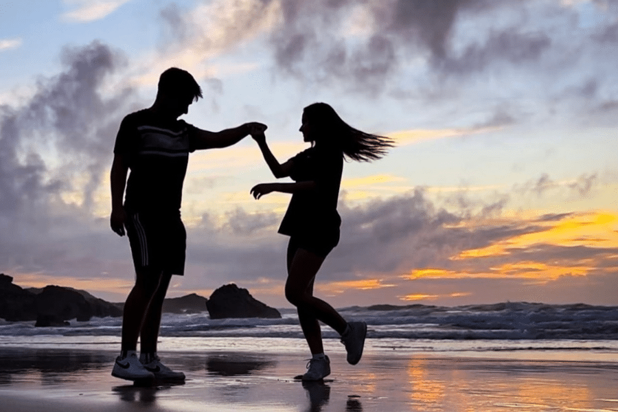 beach captions with boyfriend