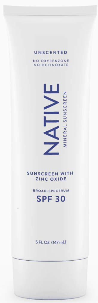 native mineral sunscreen