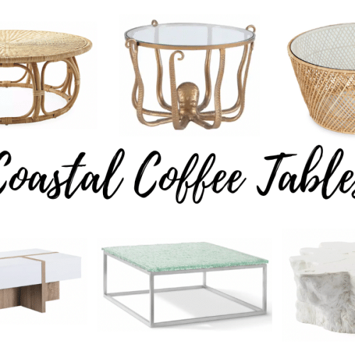 17 Unique Coastal Coffee Tables For Beach Homes