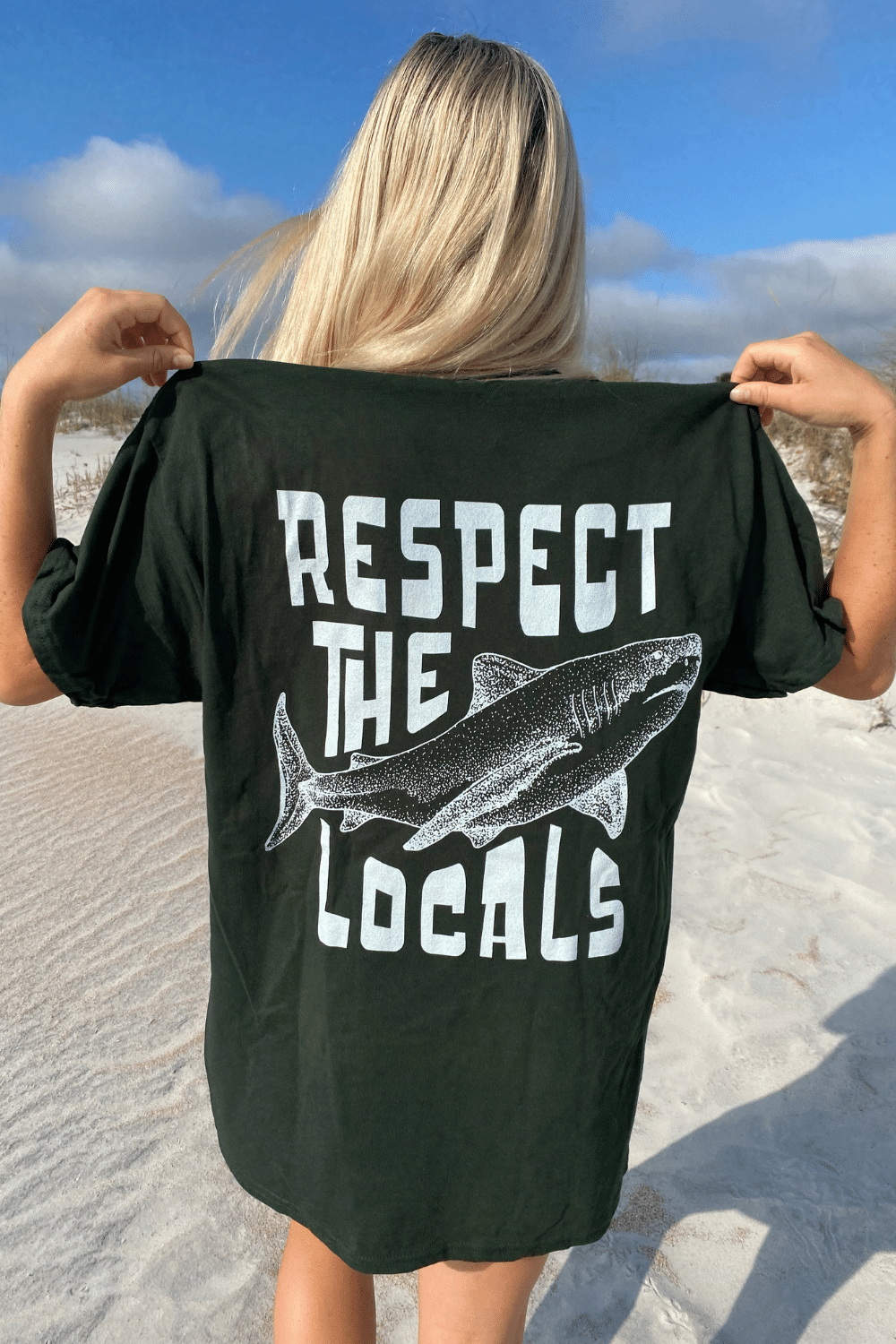 respect the locals tee