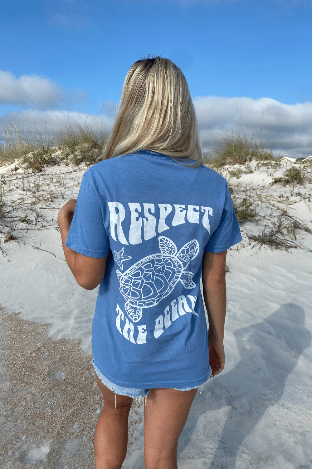 respect the ocean t-shirt
