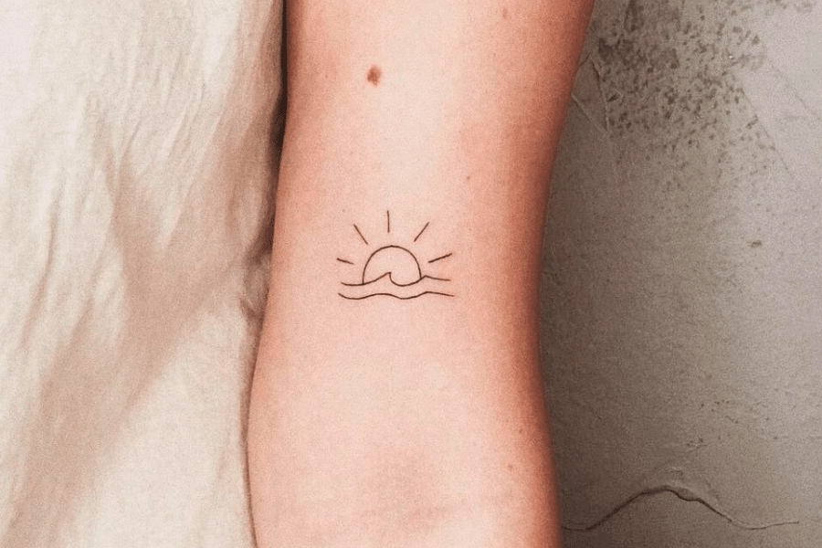 small sea tattoo for women