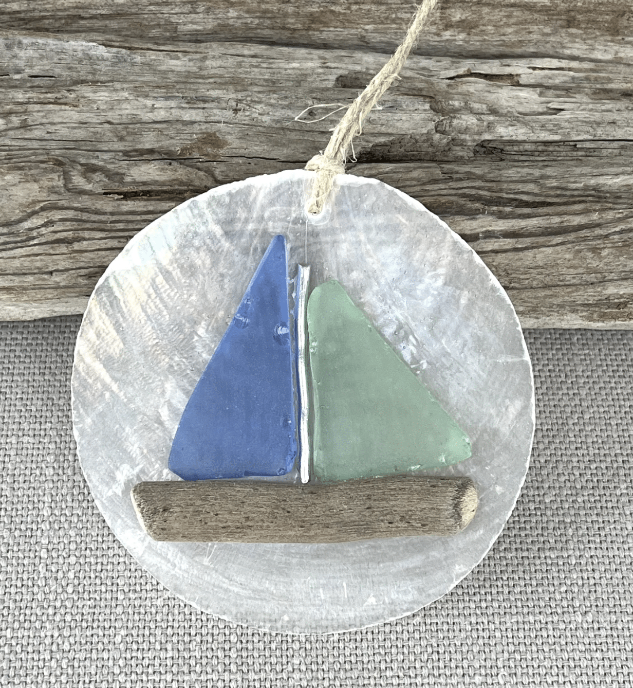seaglass ornament
