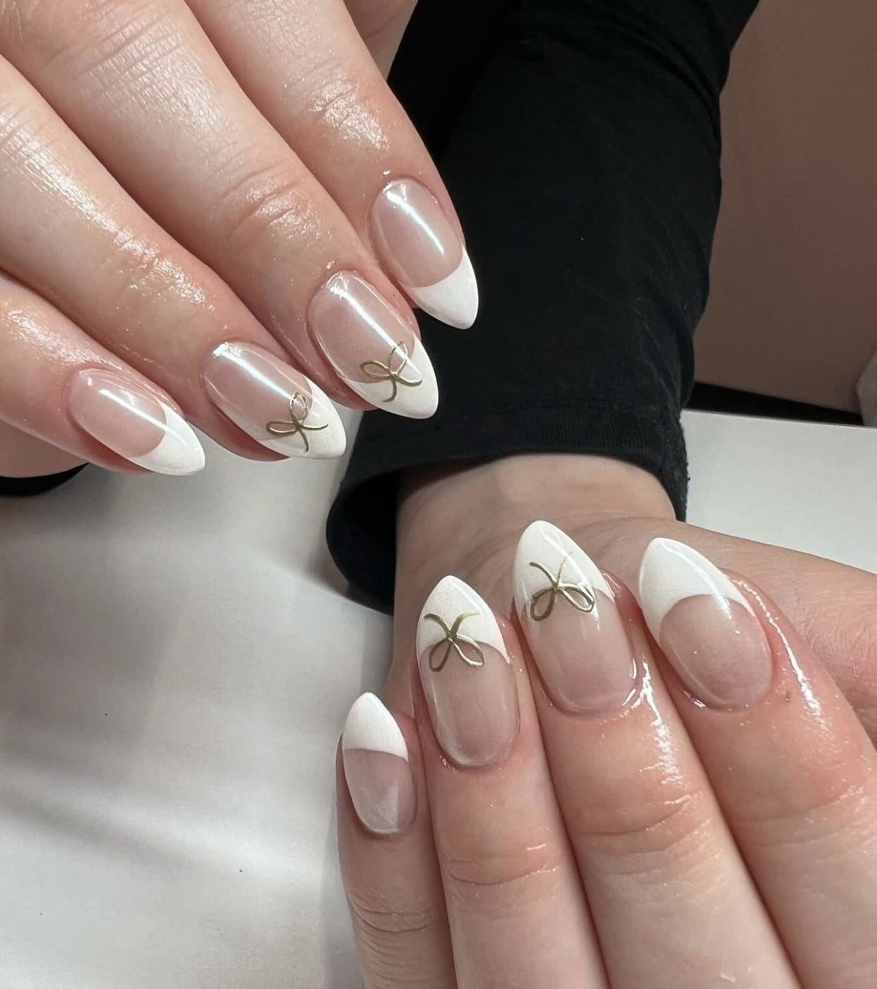 bow nail ideas