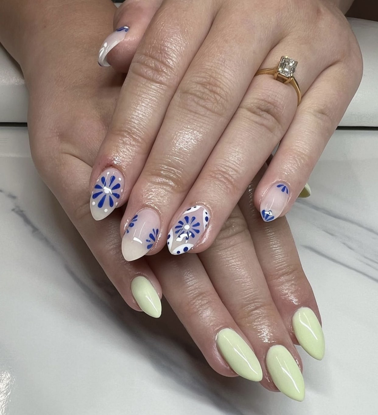 coastal summer nails